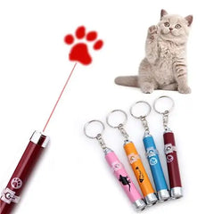 Laser LED Flashlight Clip Funny Cat Chaser