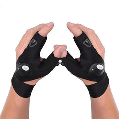 Flashlight Fishing Gloves