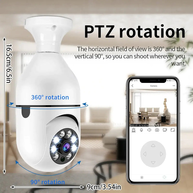 5G Light Bulb Security Camera