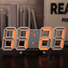 3D LED Digital Wall Clock Home Decor