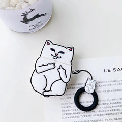 Cartoon Cat Earpods Case