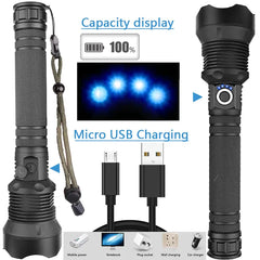 Waterproof Rechargeable Flashlight