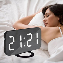 LED Mirror Clock