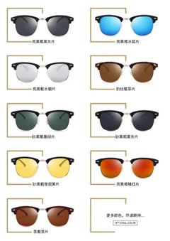 Semi-Rimless Sunglasses