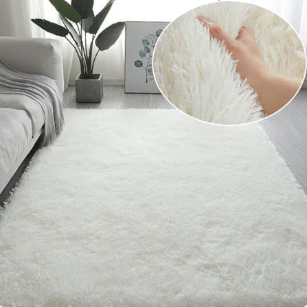 Soft Fluffly White Carpet For Bedrooms