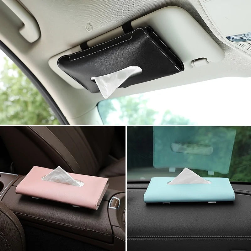 Car Sun Visor Tissue Box Holder: BMW Car Accessory