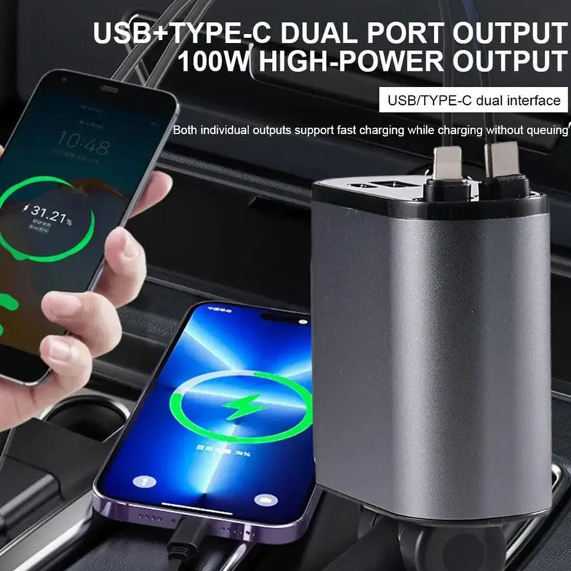 Retractable Car Charger