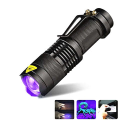 LED UV Flashlight Ultraviolet Torch