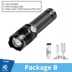 Rechargeable LED Flashlight